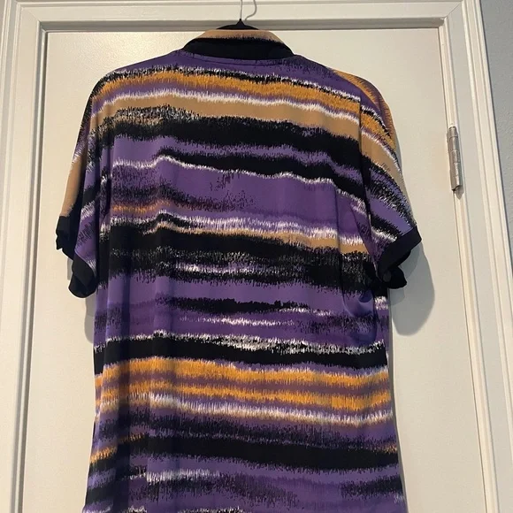 Jamie Sadock Multicolor Patterned Zip-Up Top - Picture 4 of 4